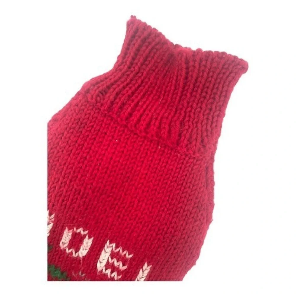 Noel‎ Turtle Neck Dog Sweater Sleeves Size Small Holiday Christmas Puppy Sweater